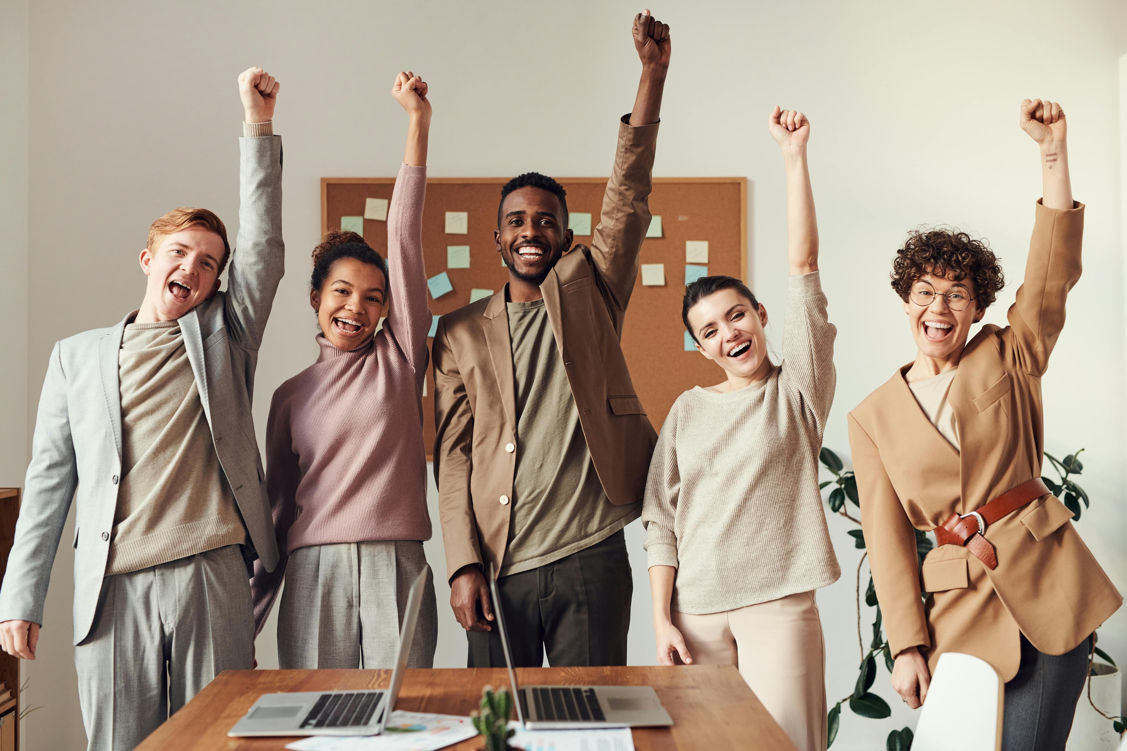 Happy interviewees image